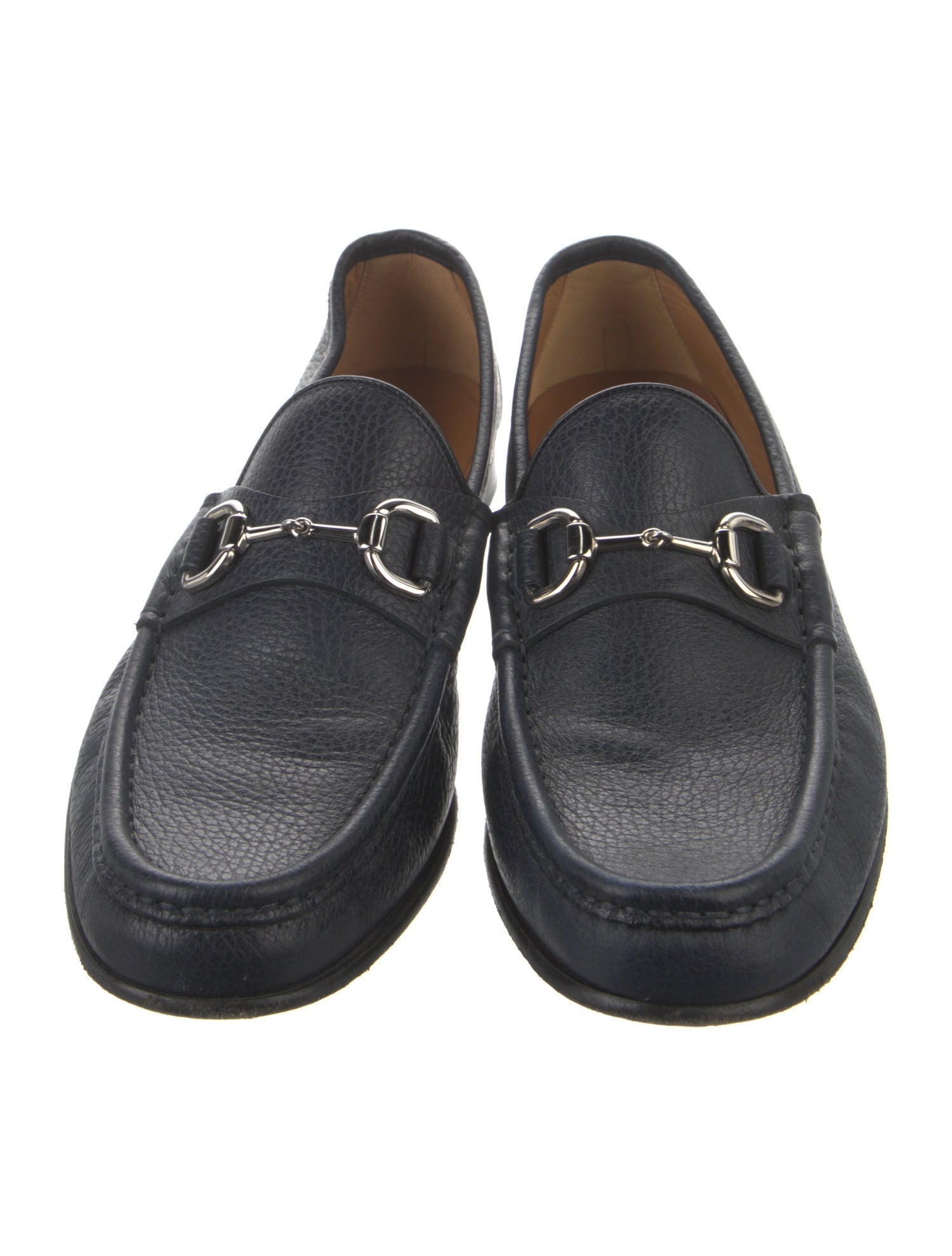 Gucci Horsebit Accent Leather Loafers